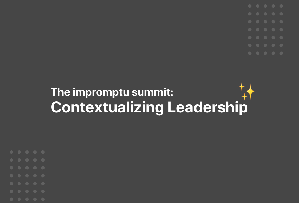 contextualizing leadership summit