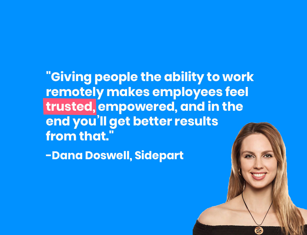 Dana Doswell on remote work